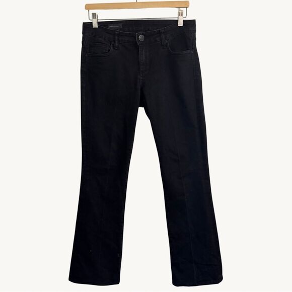 Kut From The Kloth Black Farrah Baby Bootcut Jeans Womens Size 6 - Picture 1 of 12